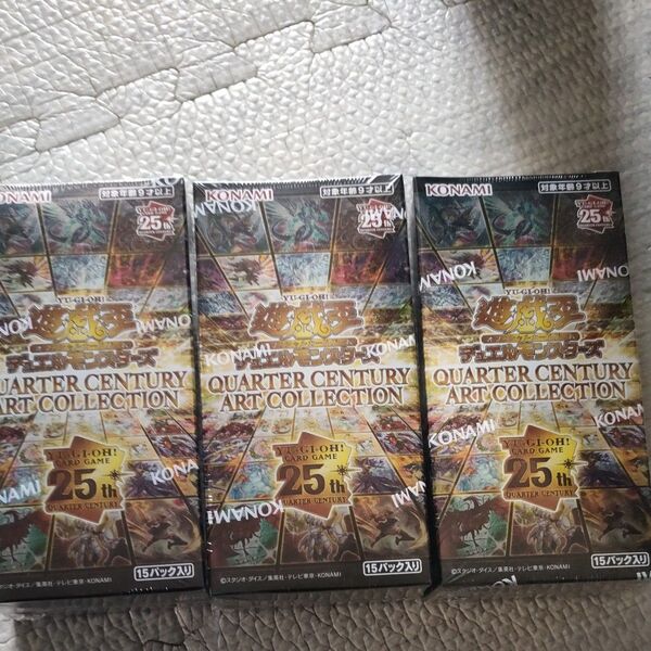 新品未開封 シュリンク付 遊戯王カード ART COLLECTION 25h 3BOX