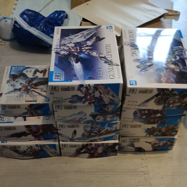 HG 水星の魔女セット ルブリス エアリアル キャリバーン デミバーディング ファラクト ガンヴォルヴァ ミカエリス ベギルペンテ