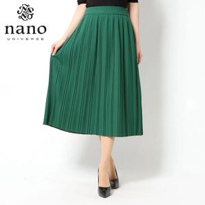 NANOuniverse ナノユニバース バックゴムプリーツスカート ストレッチ