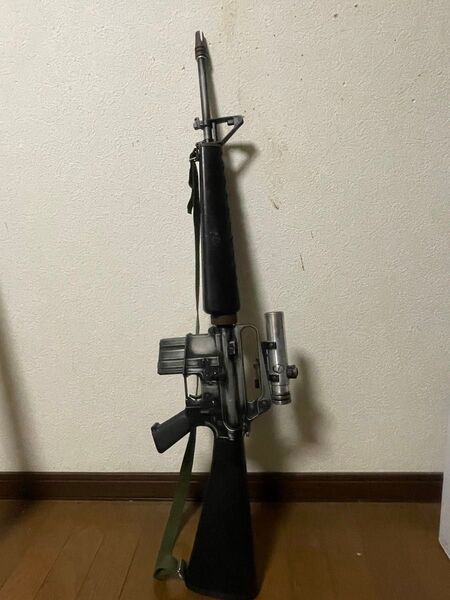 we製m16a1実物ハンドガード実物スコープ付き AR-15 M16A1 ガスガン