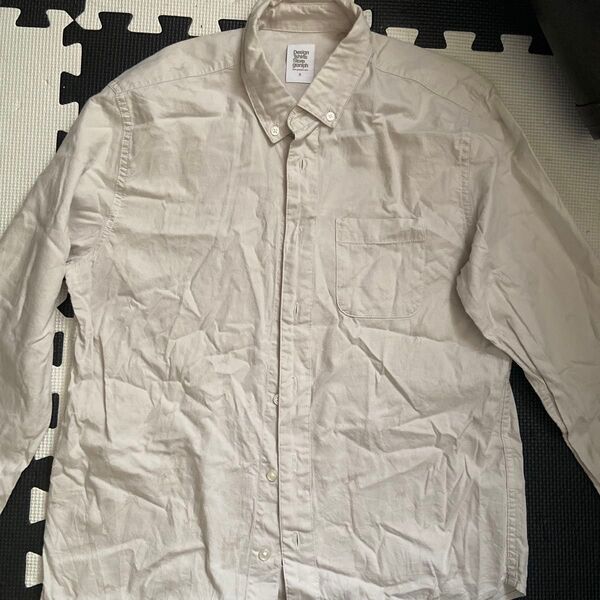 Design Tshirts Store graniph グラニフ 長袖シャツ ベージュ