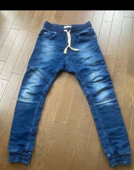 ZARA MAN☆スウェットデニムジョガーパンツ