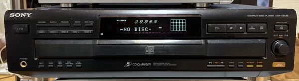 SONY CDプレーヤー 5CD CHANGER CDP-CE535