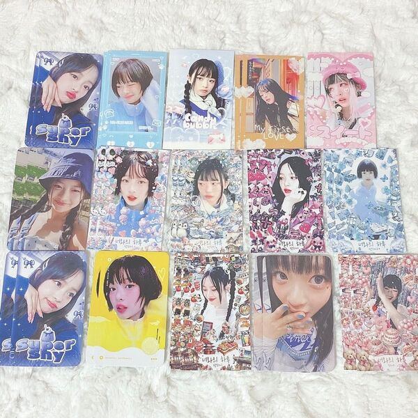 NewJeans NJZ 韓国作家 ハニ 60点セット ドムソン カード ステッカー おまけ