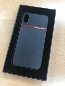 新品未使用!!AIMGAIN エイムゲイン★ツヤ無しマットカーボン iPhone7 iPhone8 スマホケース