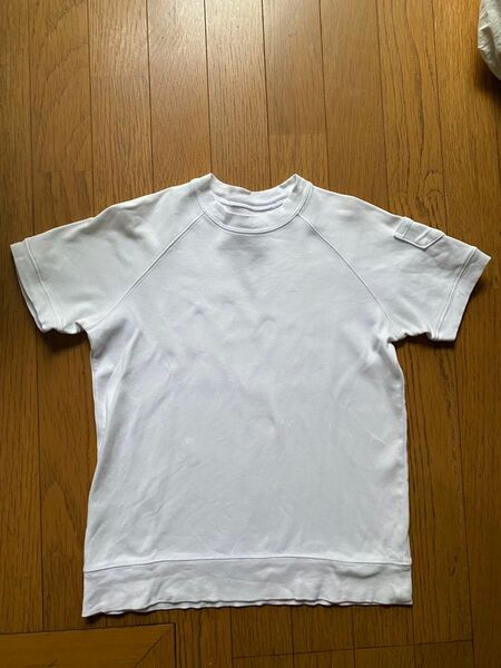 体操着 体育着 体操服 半袖 150 Tシャツ ホワイト 中古