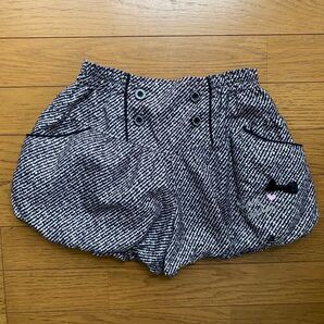 mezzo piano キュロットスカート 90cm 白黒 カボチャパンツ