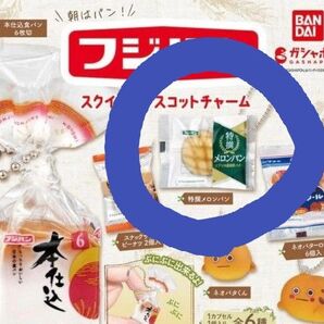 新品☆未開封 フジパン スクイーズマスコットチャーム 特選メロンパン ネオバタくん カテゴリ変更可