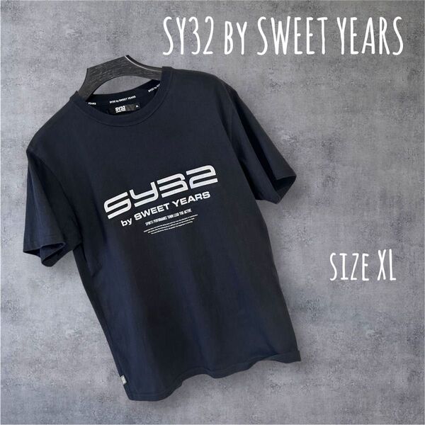 SY32 by SWEET YEARS EXTREME LOGO TEE XL黒