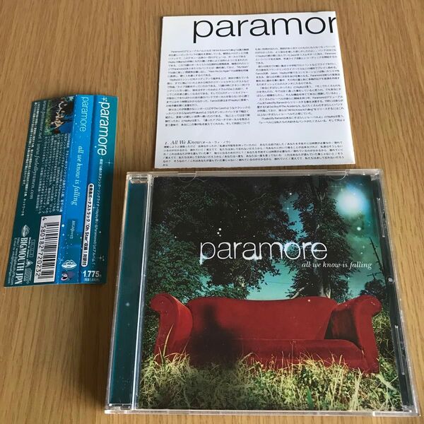 パラモア オール・ウィー・ノウ・イズ・フォーリン 国内盤CD Paramore All We Know Is Falling