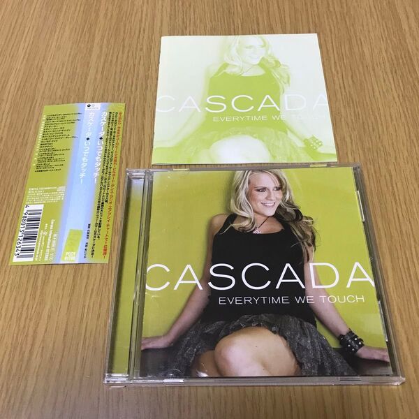 カスケーダ/いつでもタッチ! 国内盤CD CASCADA ※帯、裏ジャケットの一部に変色有り 解説・歌詞・対訳・ボーナストラック付