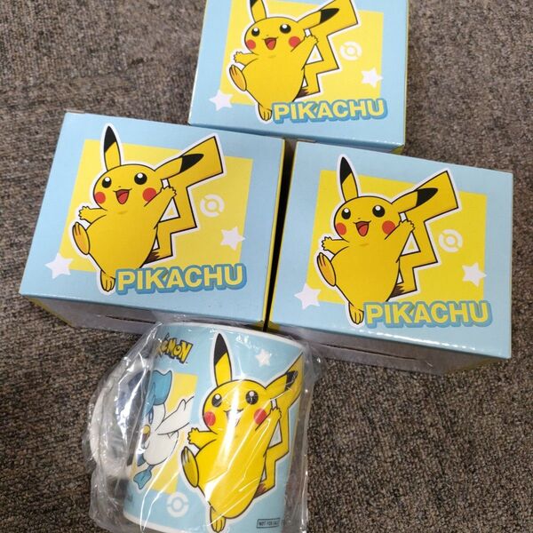 ポケモンマグカップ 3個まとめ売り ピカチュウ