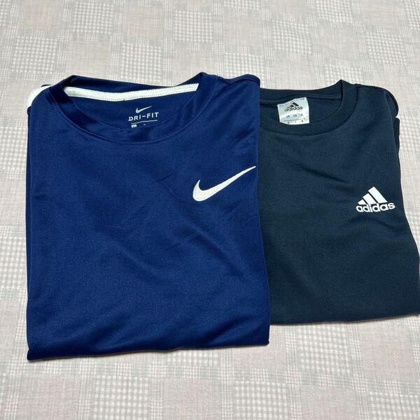 NIKE adidas Tシャツ150 2枚セット まとめ売り