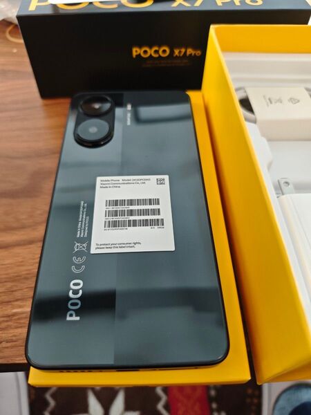 POCO X7 Pro 8GB+256GB モバイル保険がかけやすい安心の日本版です。