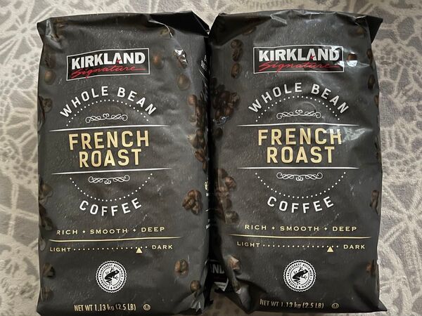 カークランド フレンチロースト コーヒー豆 1.13kg 2個セット