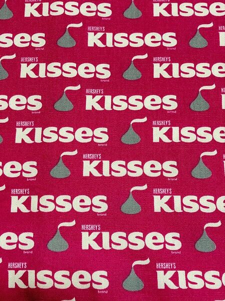 キスチョコ kisses 生地 オックス はぎれ