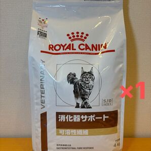 ロイヤルカナン 消化器サポート(可溶性繊維) 猫用 ドライ 4kg