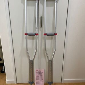 アルミ松葉杖 レッドドットクラッチ2 適合身長155〜178㎝ 送料無料!!!