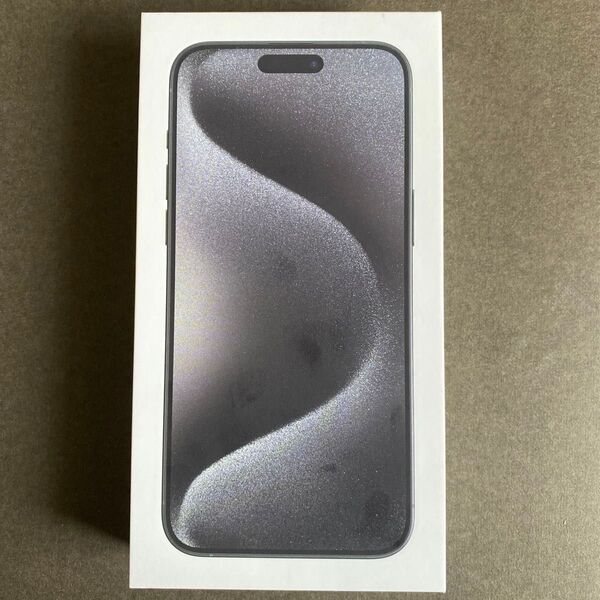 【新品未開封】iPhone 15pro MAXブラックチタニウム 256GB 国内版SIMフリー