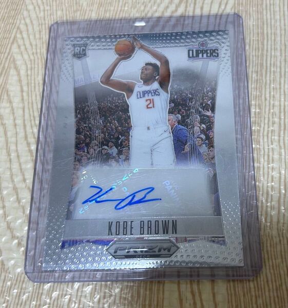 Kobe Brown 直筆サインカード RC Panini Prizm Silver