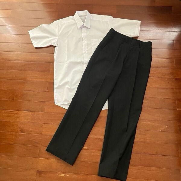 横浜そごう 富士ヨット学生服 170cm 夏用ズボンと 半袖シャツ セット