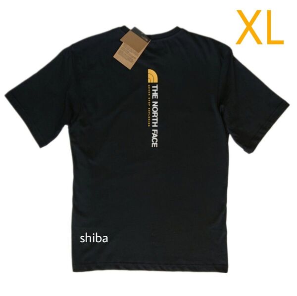 THE NORTH FACE ノースフェイス VT tシャツ 半袖 海外限定 バーティカル 黒 ブラック カーキ 海外XLサイズ