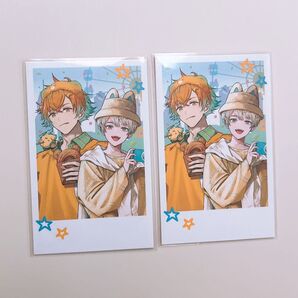 にじさんじ 緋八マナ 宇佐美リト おでかけOriens チェキ 2枚セット