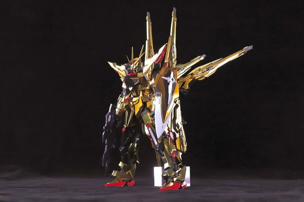改造パーツ MG 1/100 アカツキガンダム シラヌイ塗装済 完成品
