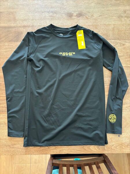 ゴールドジム/GOLD’S GYM /速乾性ロングTシャツ/ブラック/L サイズサイズ