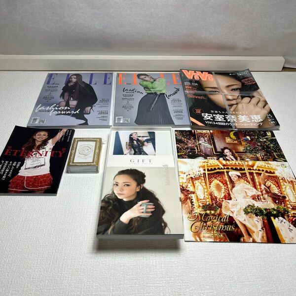 安室奈美恵コレクション 8点セット 記念品、非売品、雑誌、写真集、グッズ他 未開封品(一部スレ折れ等あり)