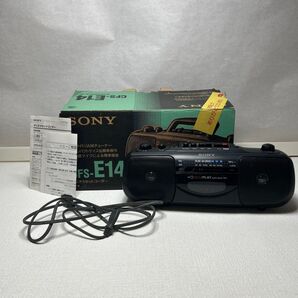 【中古美品】SONY ラジオカセットコーダー CFS-E14
