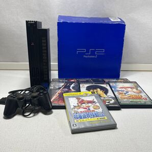 【注意!動作未確認/ジャンク品】PlayStation2 本体、コントローラー、ソフト7本 まとめ売り