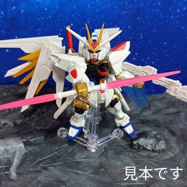 モビルスーツアンサンブル マイティストライクフリーダムガンダム ジョイントパーツ、武器セット塗装品
