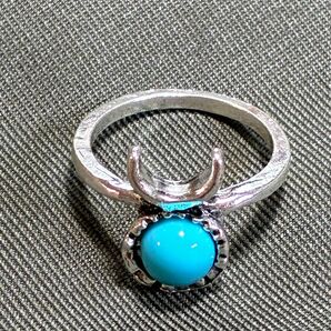 ⑧天然ターコイズ指輪 8号
