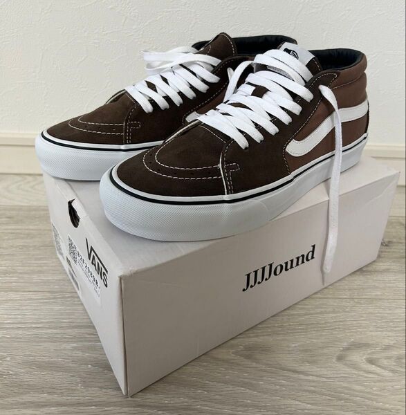 Vans JJJJound Sk8-Mid Brown ヴァンズ ジョウンド スニーカー 27.0cm VLONE ヴィーローン