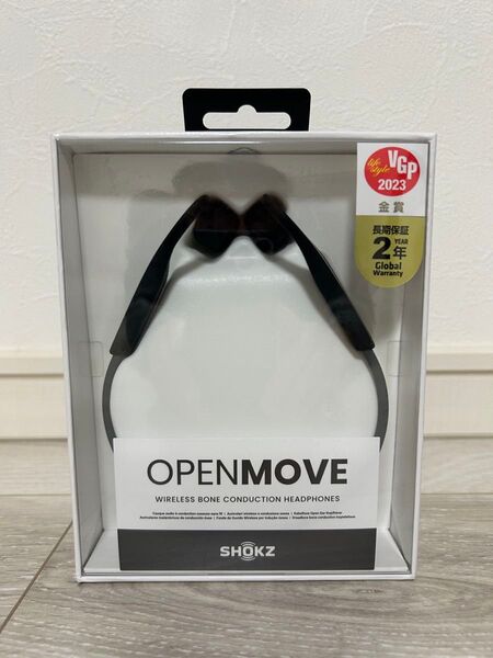 SHOKZ OPENMOVE ワイヤレス骨伝導ヘッドフォン Grey AFT-EP-000022