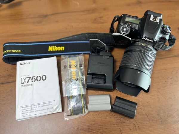 Nikon D7500 デジタル一眼レフカメラ レンズキット(おまけ付き)