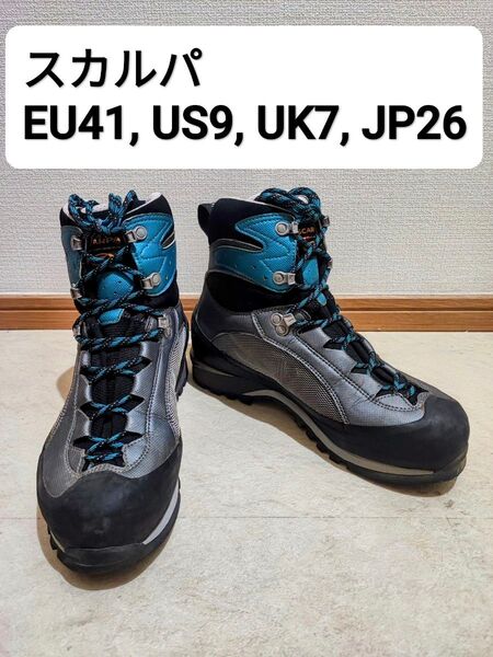 スカルパ レディース 26 シャルモ プロ GTX EU41 UK7 US9 GORE-TEX 登山靴
