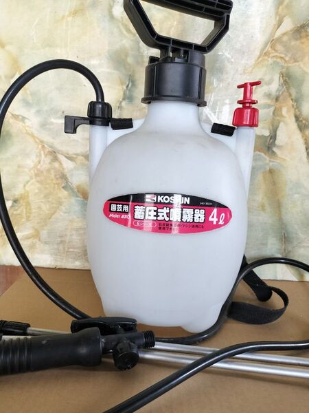 工進 蓄圧式 噴霧器 タンク 4L ミスターオート HS-401ET 除草剤用
