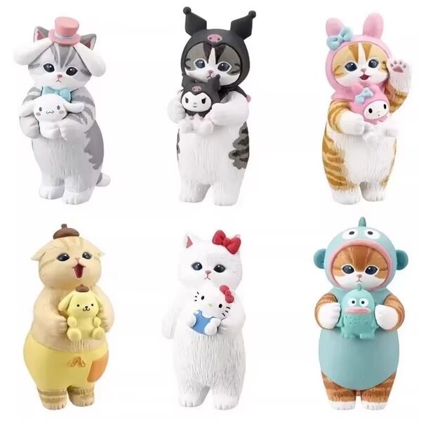 全6種セット mofusand キャラクターズ なりきりフィギュア