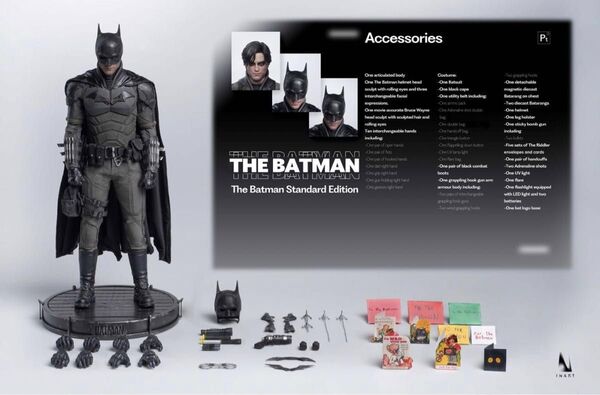 INART バットマン バトルスーツ 1/6 アクションフィギュア 通常版 ボーナスパソコン付き
