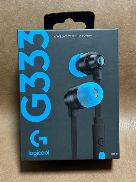 【2点セット】Logicool G333-BK ゲーミングイヤホン(マイク付き)