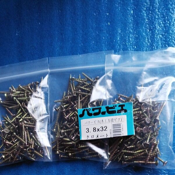 2 パワービス(木工万能ビス)3.8 x 32mm 約325本