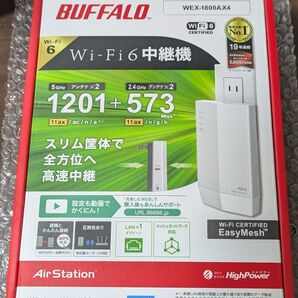 BUFFALO Wi-Fi6中継機 WEX-1800AX4