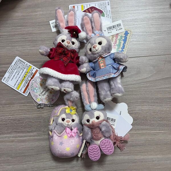 ステラルー ぬいば ぬいぐるみバッジ ディズニー タグ付
