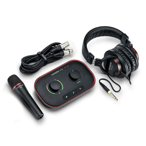 ◆配信セット◆FOCUSRITE◆Vocaster One Studio◆オーディオインターフェイス&マイク&ヘッドホン ◆
