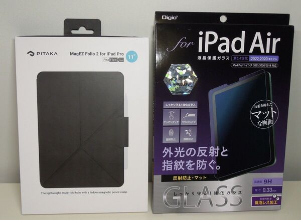 ◆PITAKA◆MagEZ Folio 2 for iPad Pro◆11インチ◆Air 10.9インチ◆高品質ガラスフィルム付き