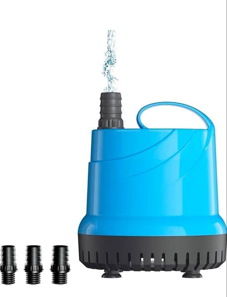 水中ポンプ 100v 底部入水式 循環ポンプ 最大吐出量1500L/h 40W