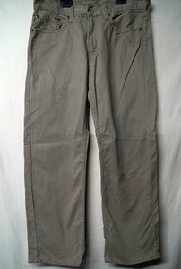 ◆Levi's リーバイス 505 00505-1167 レギュラーフィット ベージュコットンパンツ◆W31◆