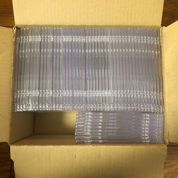 CD DVD 空ケース50枚セット 透明タイプ厚さ5㎜ おまけ5